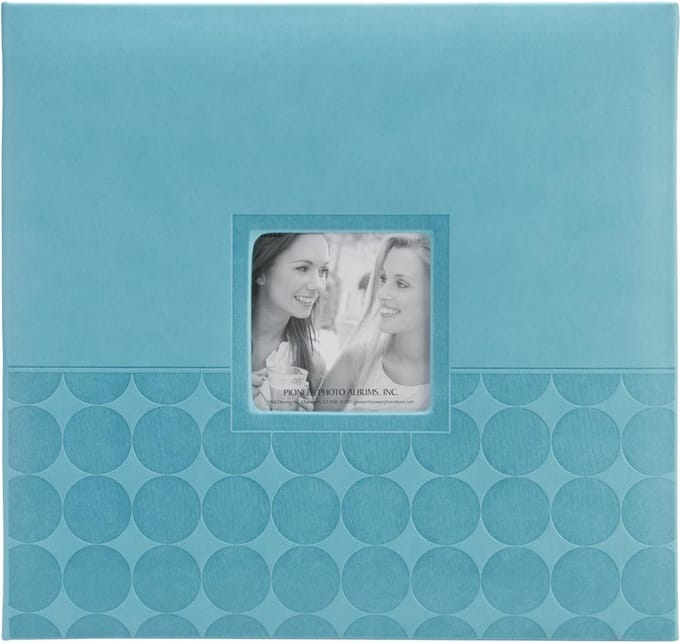 Pioneer - Aqua Embossed Post Bound Frame Album 12"X12" (MB10EMB 64082)