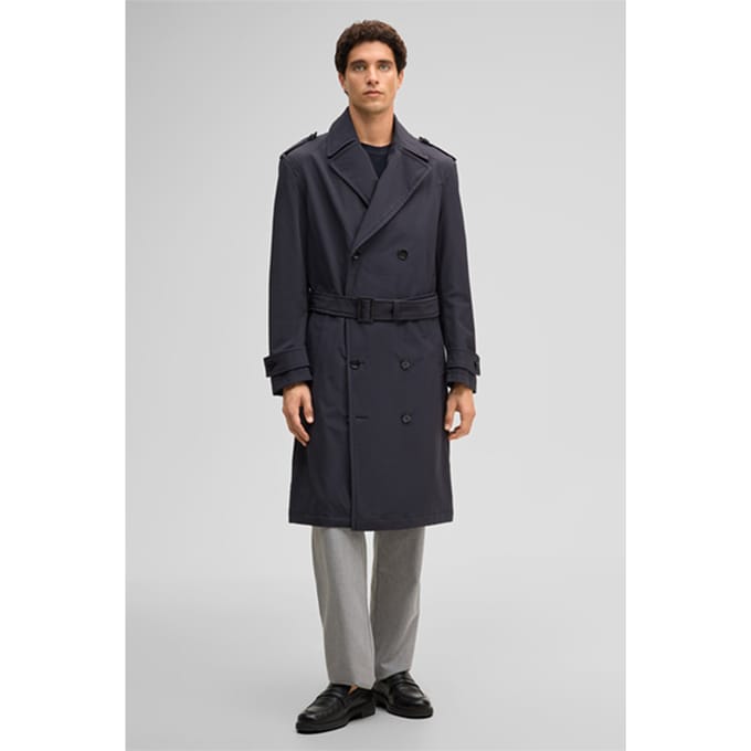 Trenchcoat Trench Summer, marineblauw