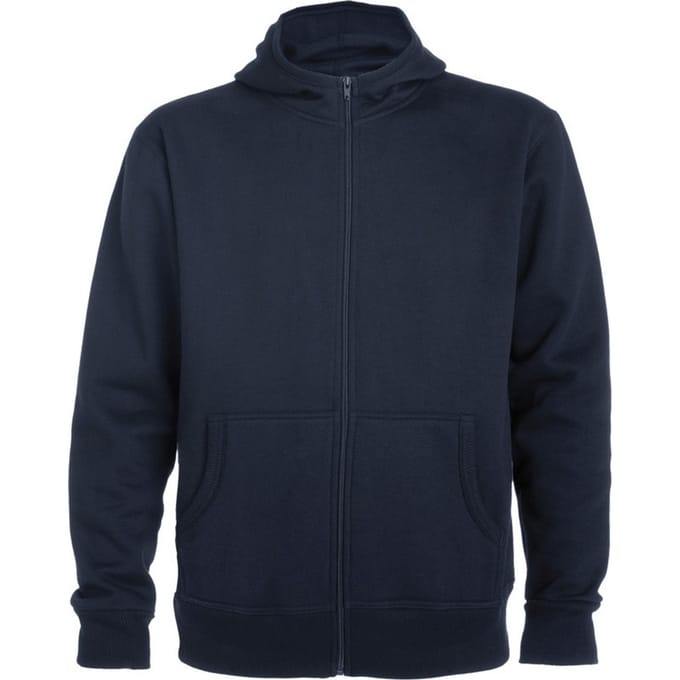 Roly Heren Montblanc Full Zip Hoodie (Marine)