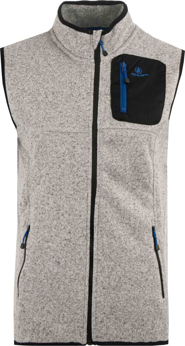 Herenvest Athl. Dpt Zeno Melange Grijs - XL