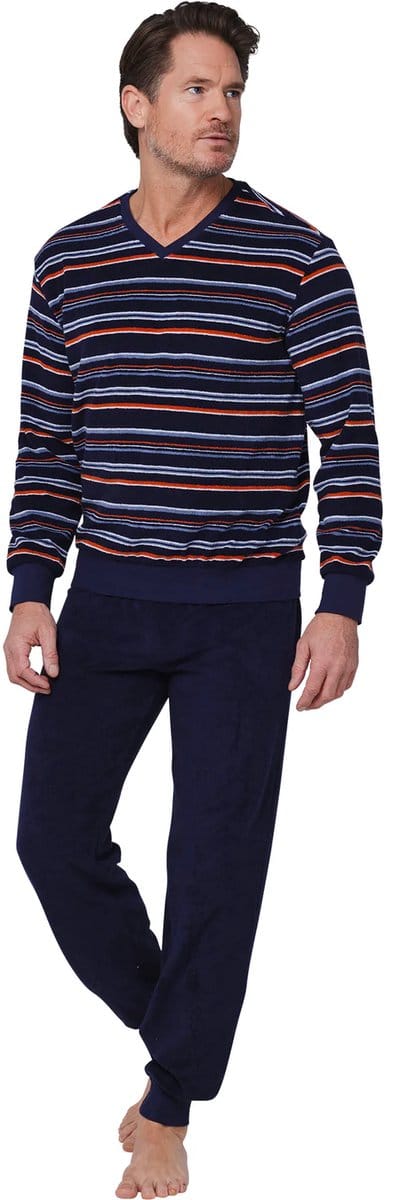 Pastunette - Pyjama - Navy Nights - Badstof - Blauw - Maat S
