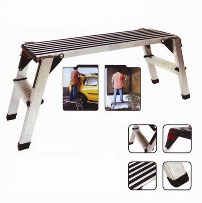 Aluminium Opstap werkbrug 200kg - Heavy Duty