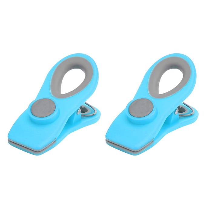 2 Stuks Mini Draagbare Voedsel Sealing Magnetische Clips Snack Voedsel Bewaarzak Clips Keuken