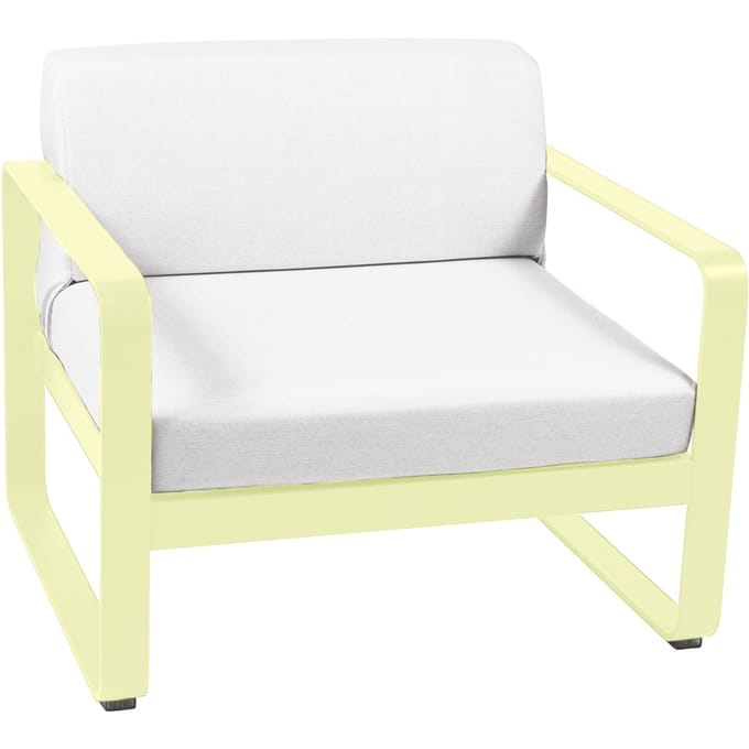 Fermob BELLEVIE fauteuil - A6 citroensorbet - 81 witgrijs