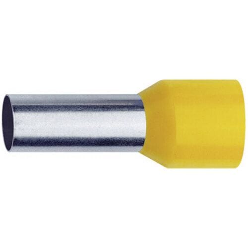 Klauke 47518 Adereindhulzen 6 mm² Deels geïsoleerd Geel 100 stuk(s)