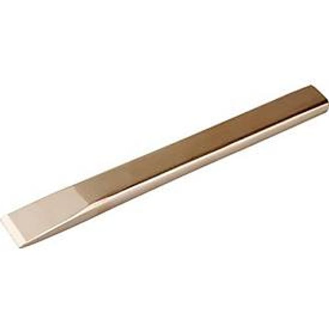 Platte beitel L.200mm snijkant w.25mm schacht q.25x10mm EINDE