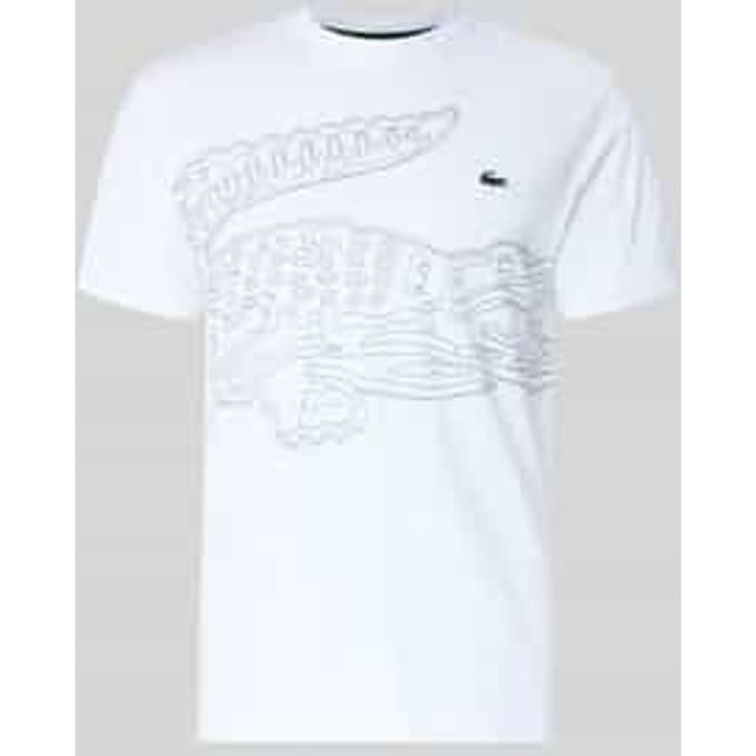 Regular fit sport-t-shirt van katoenmix