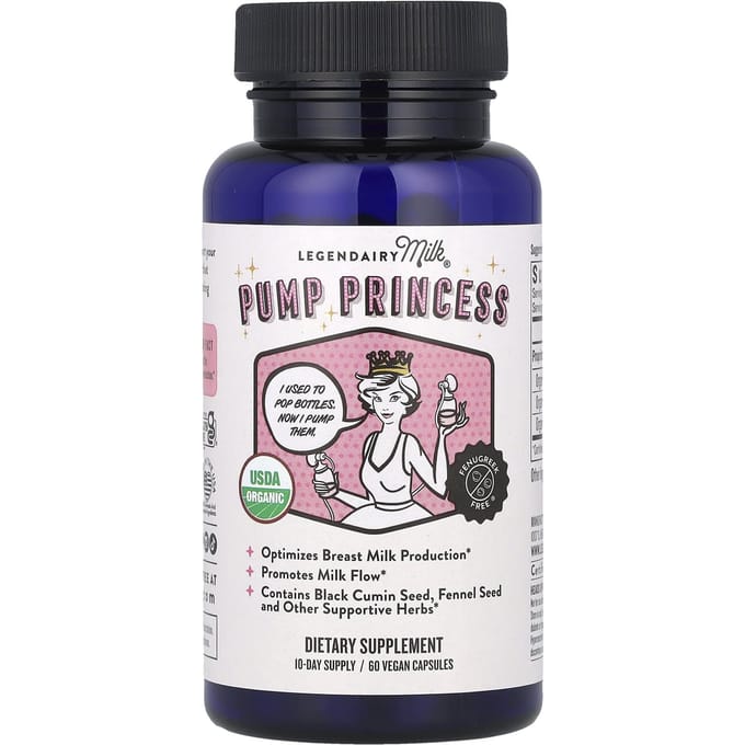 Legendairy Milk, Pump Princess, 60 vegetarische capsules