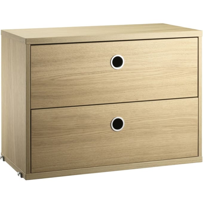 String Furniture - Ladeblok - 58 x 42 x 30 cm - Eiken - beige