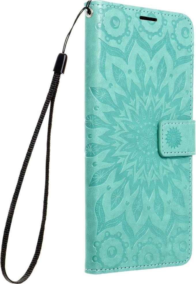Forcell MEZZO Book case Geschikt voor IPHONE 13 PRO MAX mandala groen