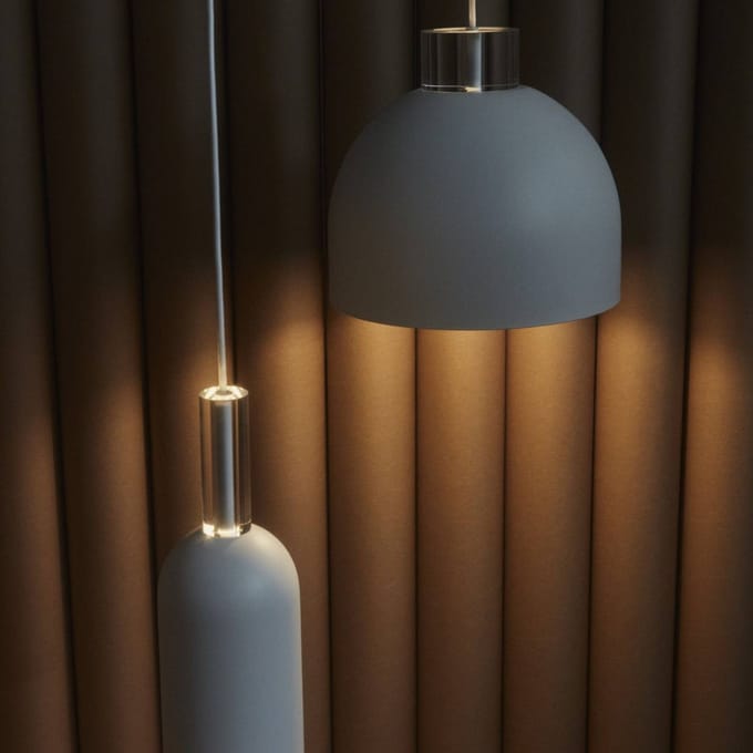 AYTM Luceo Hanglamp rond - wit - Ø 28 cm