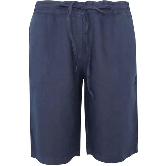 Bermuda voor dames Haris Cotton Essentials Knot Waist Slant Pocket