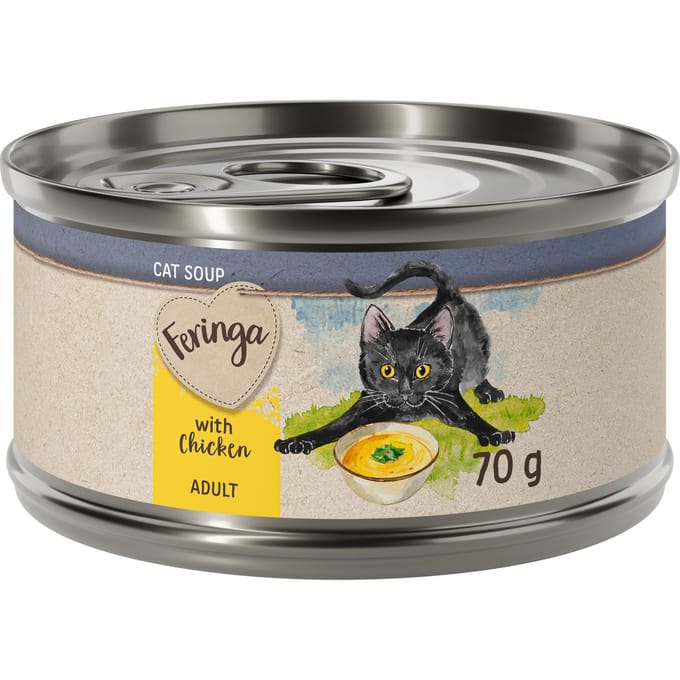 Voordeelpakket Feringa Kattensoep 24 x 70 g - Kip