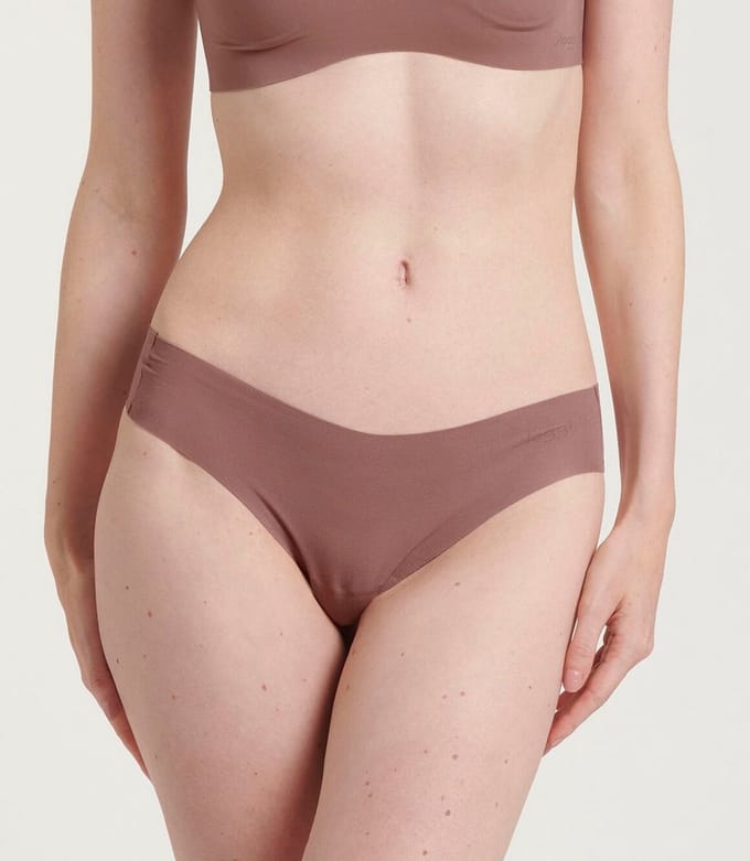 Sloggi Women ZERO Modal 2.0 Hipstring (1-pack) - dames string - bruin