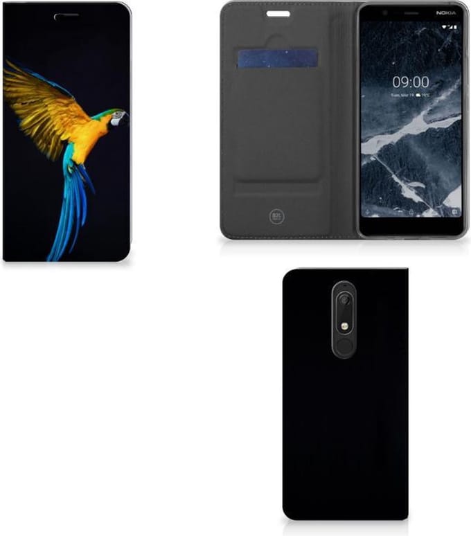 Nokia 5.1 (2018) Hoesje maken Papegaai