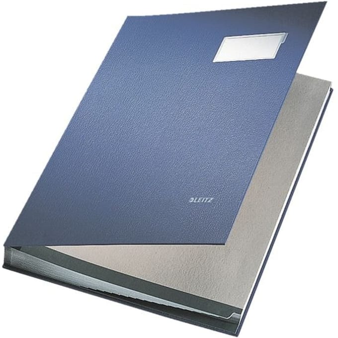 Leitz - classification folder - 20 parts - for A4 - tabbed - blue