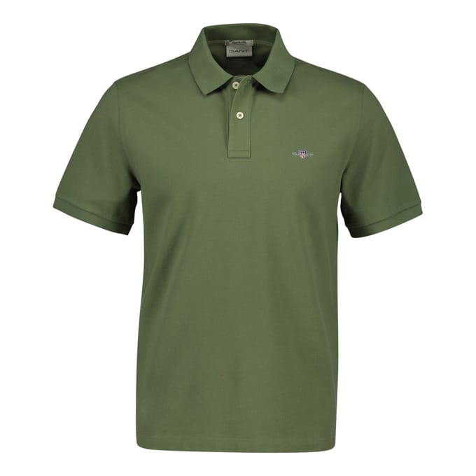 Gant Shield Pique Polo Heren - Maat M