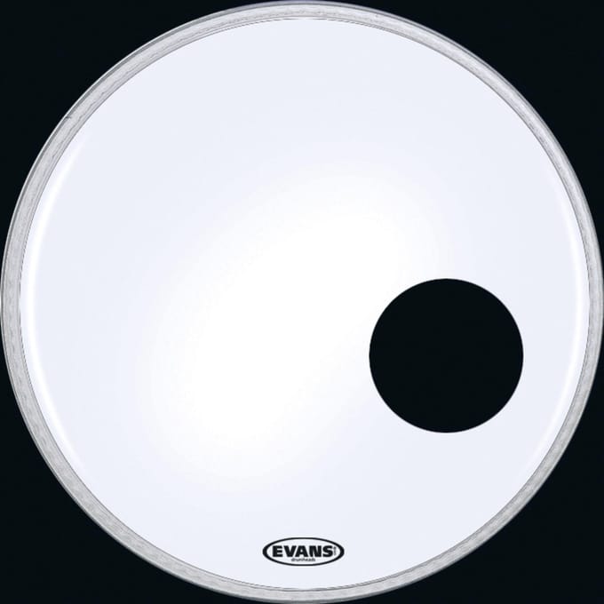 Evans EQ3 Smooth wit 18", BD18RSW, bas Drum Reso - Bass drumvel