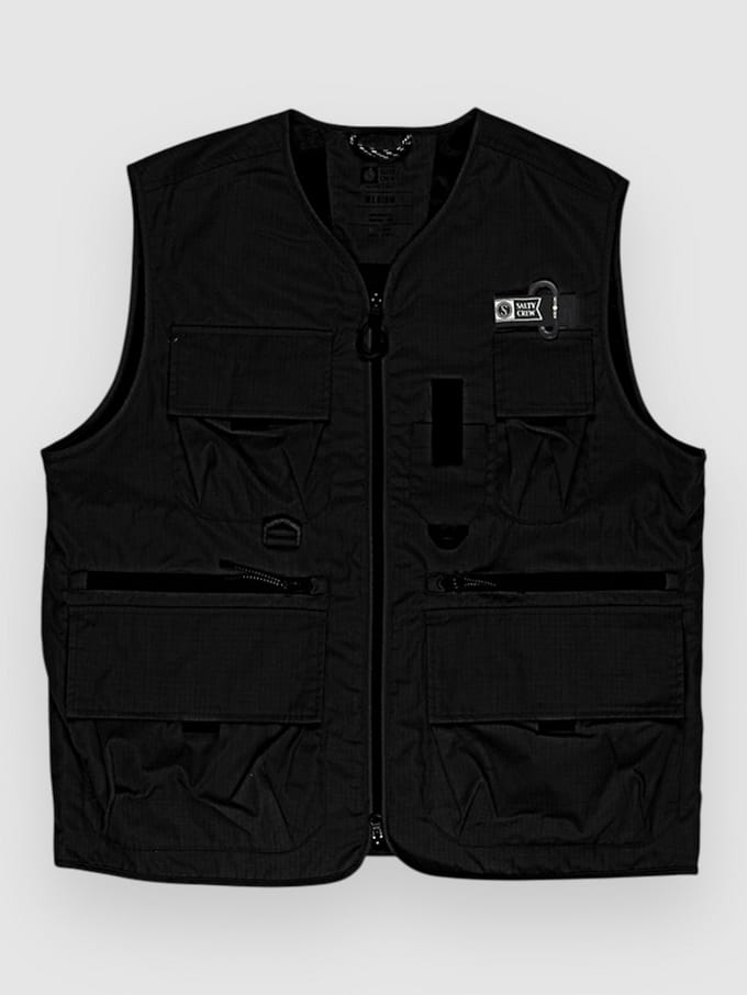 Salty Crew Stream Tech Bodywarmer zwart