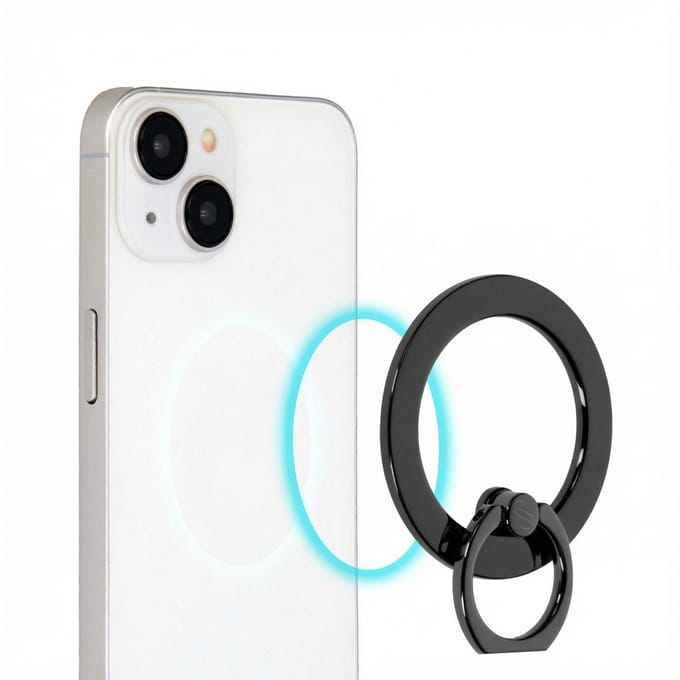 Selencia Telefoonring geschikt voor MagSafe - Zwart