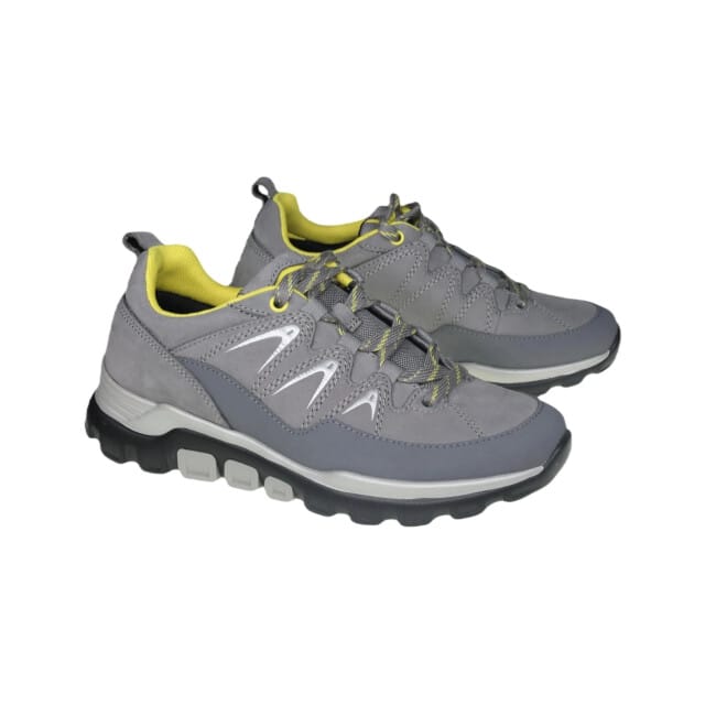 Gabor rollingsoft sensitive 96.925.49 - dames rollende wandelsneaker - Grijs - maat 37 (EU) 4 (UK)