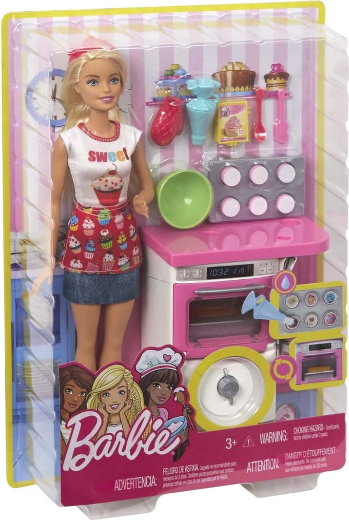 Barbie Cupcake speelset