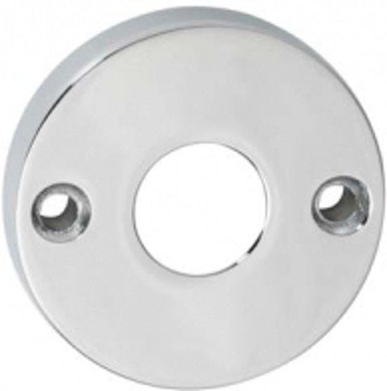 Rond rozet - Chroom