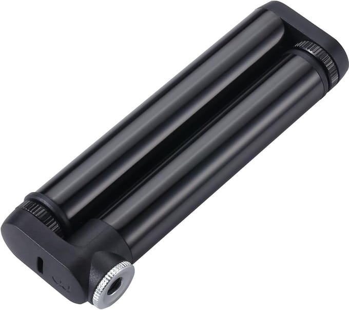 Fietspomp Mini - Lichtgewicht Pomp - Banden Oppompen - Hoge Volume Druk - 9 Bar - Zwart