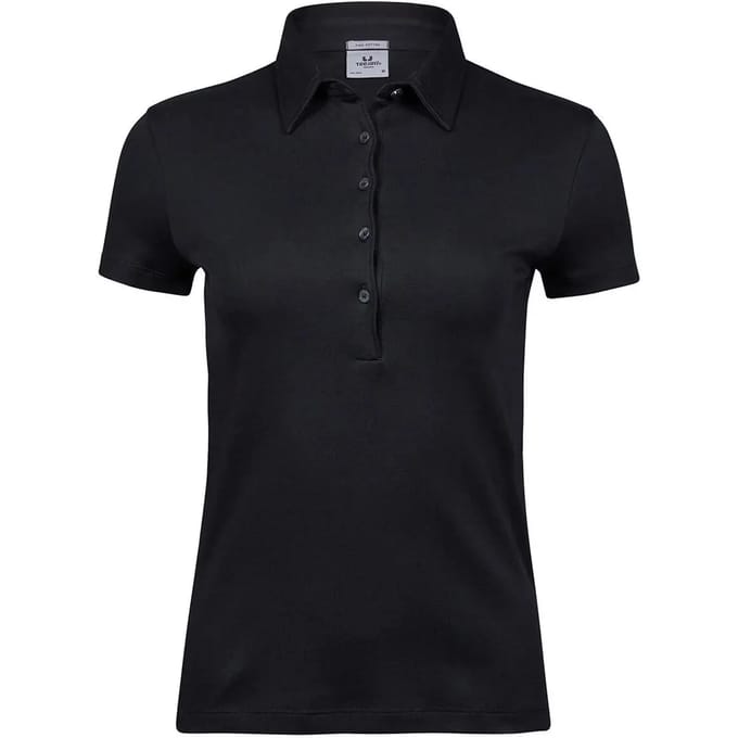Tee Jays - Women´s Pima Cotton Polo - Black - S