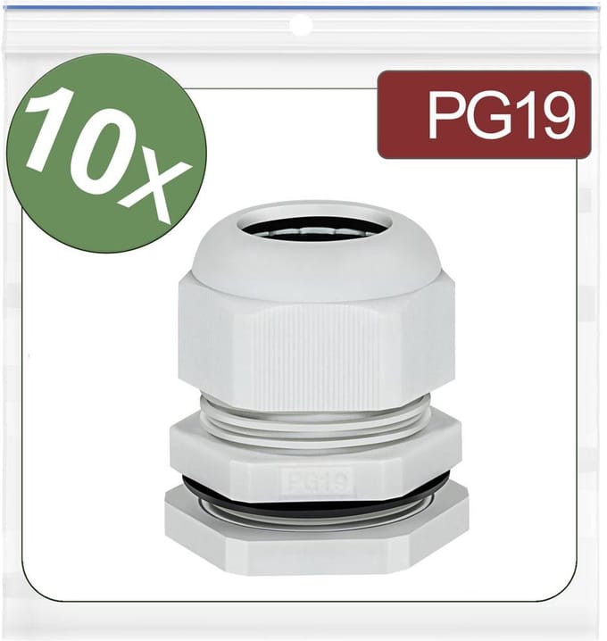 Quadrios 24CA396 Wartel Polyamide Grijs 10 stuk(s)