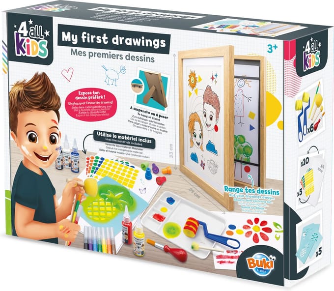 Buki - Mijn eerste tekenset - Tekenen en kleuren - Creatief speelgoed