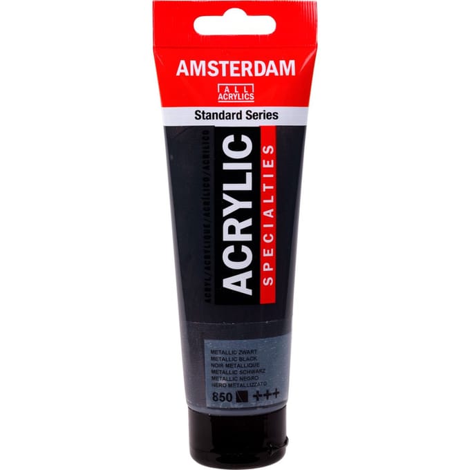 Amsterdam Specialties Acrylverf 120ml 850 Metalic zwart