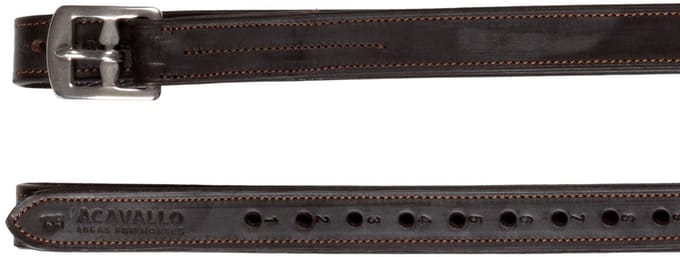 Acavallo Beugelriemen Soft Zwart - 145