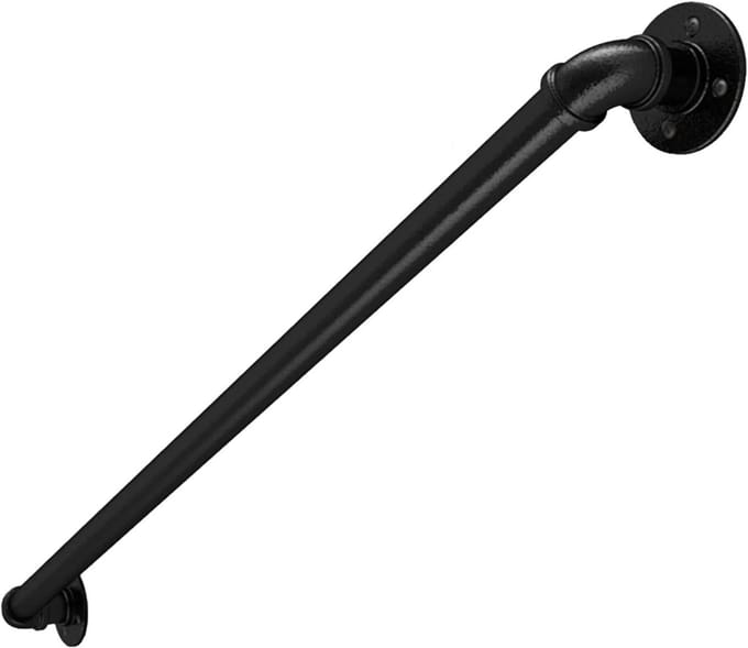 Trapleuning Kit - Traphek Beugel - Veilig Traplopen - 200 kg Belasting - Niet gespecificeerd - Zwart