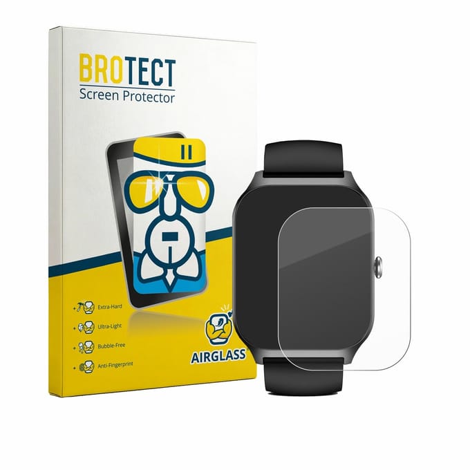 Screenprotector voor Kriutefy Smartwatch 1.83" Beschermglas transparant