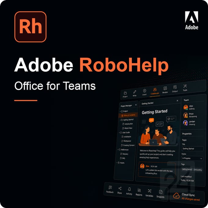 Adobe RoboHelp Office for Teams EDU 100+ Gebruiker(s)