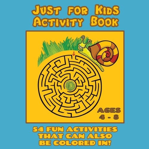 Just For Kids Activity Book Ages 4 To 8 - Journal Jungle Publishing