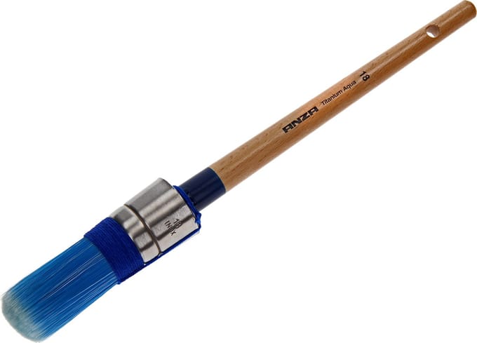 Anza Titanium Aqua Ronde Kwast Maat 12