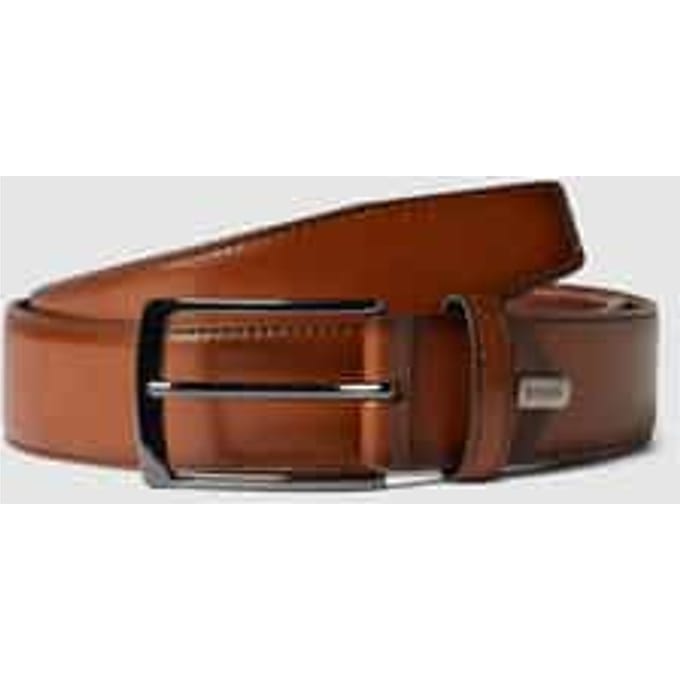 LLOYD Leren Riem Thin Leather Belt W120 Cognac Bruine