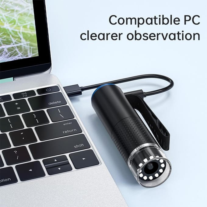 1200X Microscoop Handheld Draadloze WiFi Microscoop Oplaadbare Endoscoop Vergrootglas Optisch Digitaal Without Stand