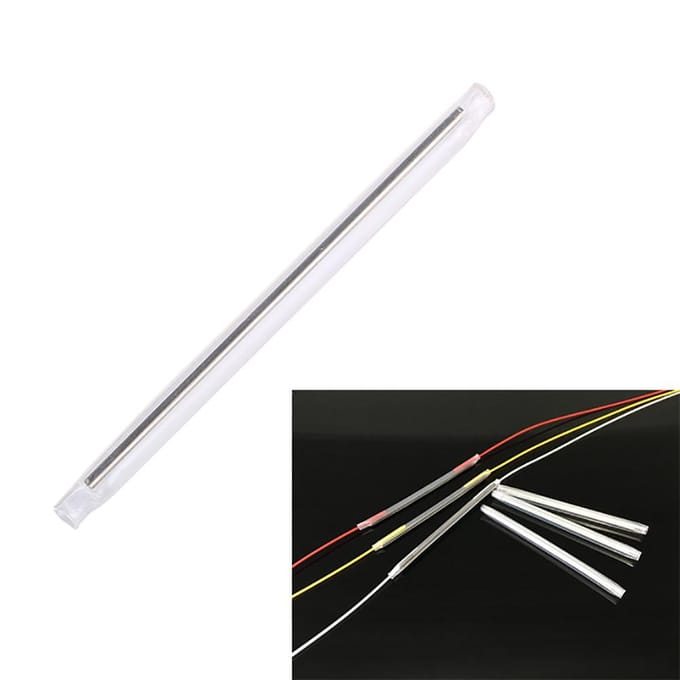 Kit de 100 pièces de gaine thermorétractable en fibre de 60 mm Fusion Câble à fibre optique Thermorétractable Gaine Épissure de fibre
