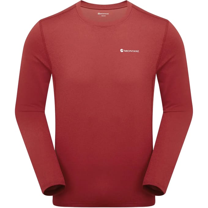 Montane Dart T-shirt Met Lange Mouwen Rood L Man