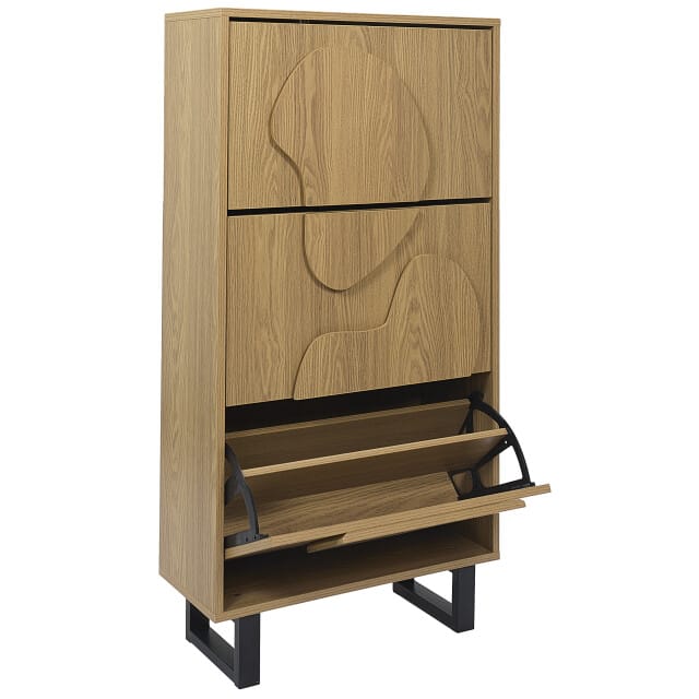 4goodz Schoenenkast Calypso 40x60x115 cm 12-18 paar - bruin