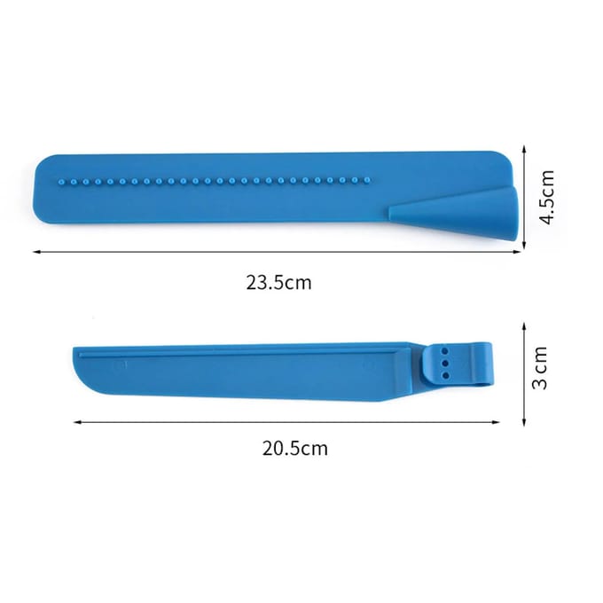 1 ST Taartschraper Gladmaker Fondant Spatels Taart Gladmaker Decor blauw