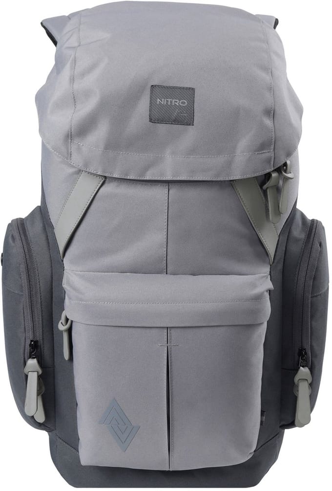 NITRO vrijetijdsrugzak rugzak met laptopvak Daypacker Two Backpack 32L Graphite grijs