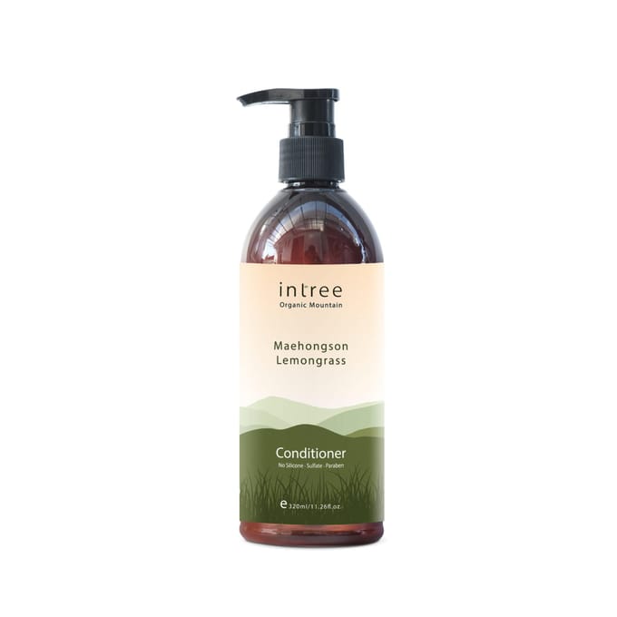Après-shampoing bio Phutawan Intree à la citronnelle de montagne Maehongson 320 ml. 320 ml. white