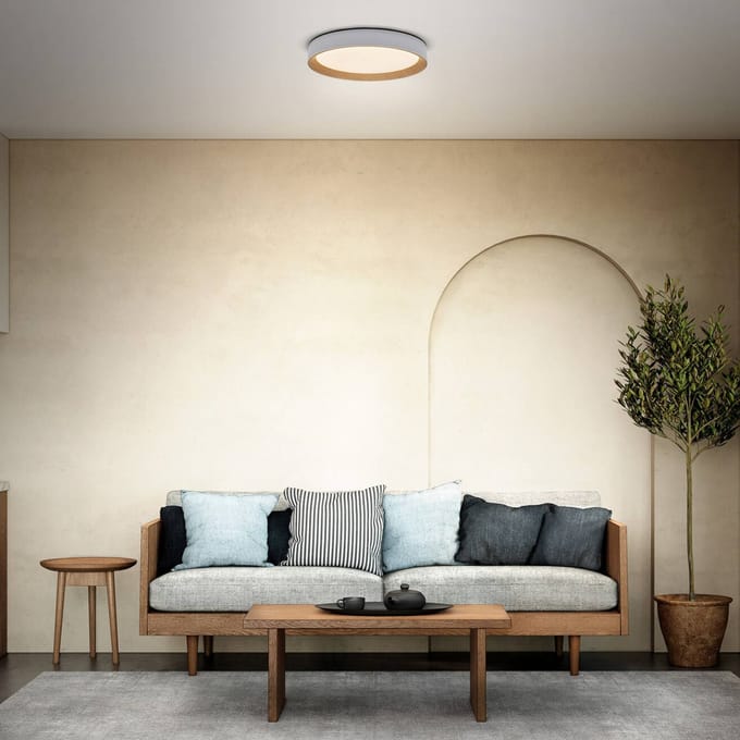 OSRAM LED plafondlamp ORBIS LARIOS, wit/hout Ø 49 cm, dimbaar