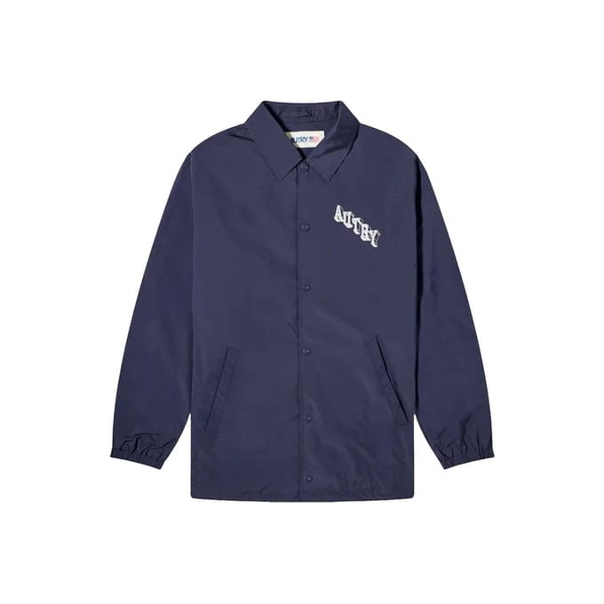 Autry Blauwe Polyester Shell Jas