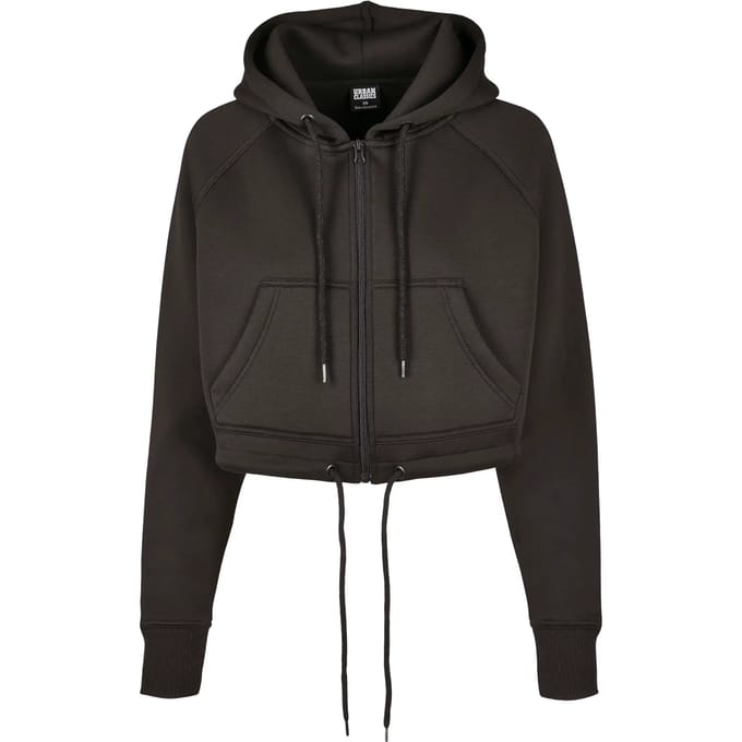 Urban Classics Vest met capuchon -L- Oversized Short Zwart
