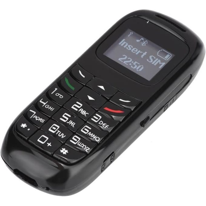 Mini Bluetooth Telefoon - Tbest - BM70 - Bluetooth Oortje - Nano SIM Kaart - Batterij met Hoge Capaciteit
